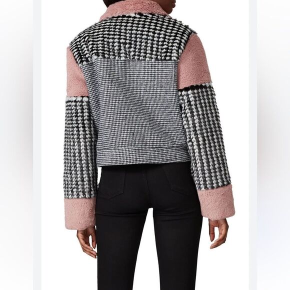 Kendall & Kylie Mix media faux fur jacket XS - Picture 2 of 12